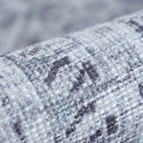 Barny Gray Washable 7ft Runner Rug