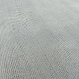 Brockton Solid Wool Runner Light Gray Rug