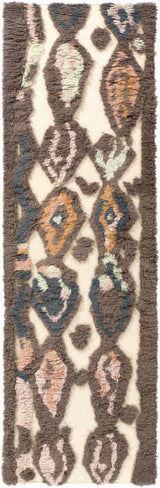 Brown Pink Nila Runner Rug