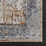 Blue Orange Hera Washable Runner rug - Clearance
