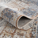 Blue Orange Hera Washable Runner rug - Clearance