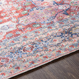 Rust Goma Vintage Washable Runner Rug - Clearance
