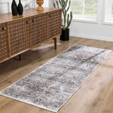 Olive Holi-2304 Washable Runner Rug