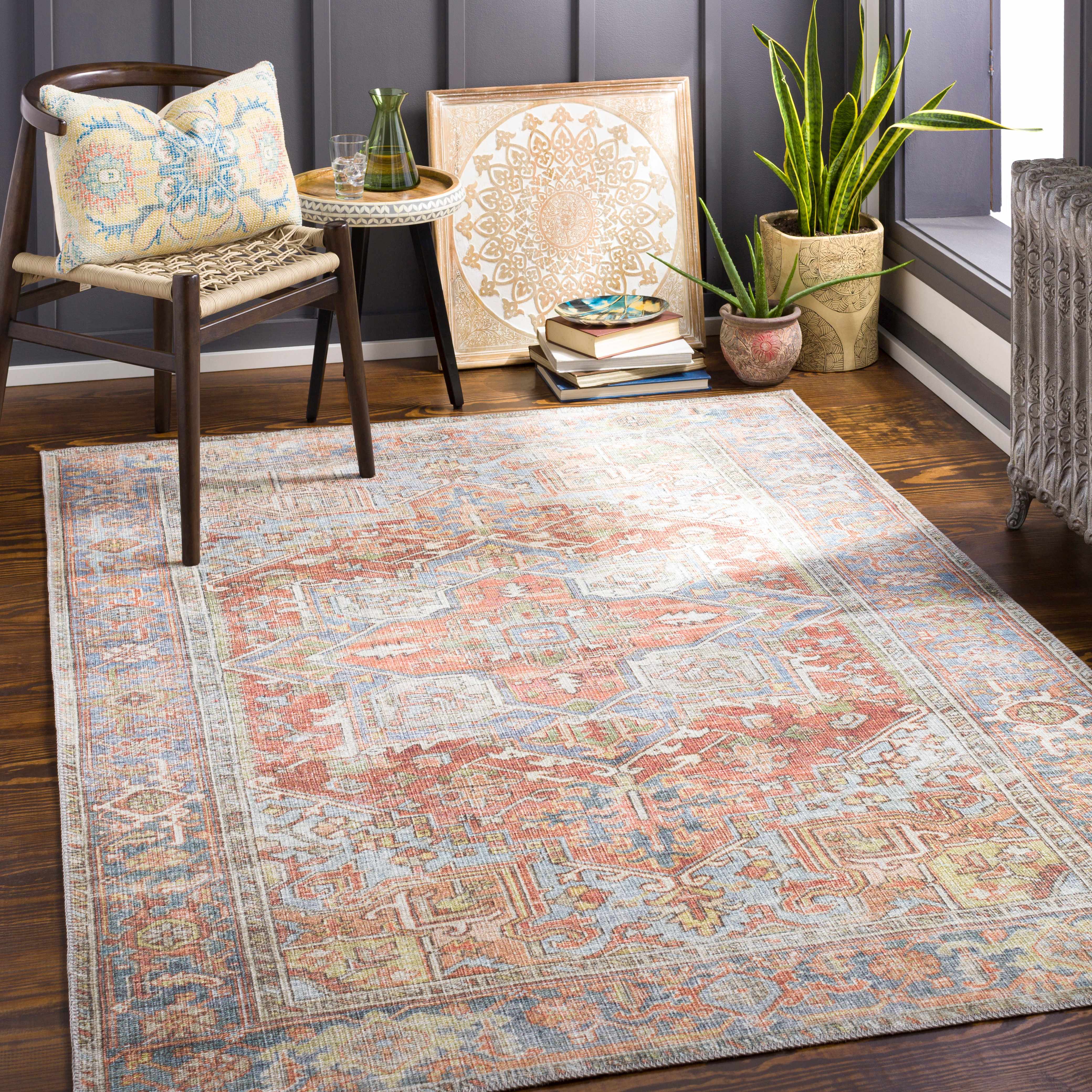 Maayon Washable 7ft Runner Rug