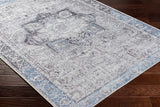 Rosman Blue&Beige Washable Runner Rug - Clearance