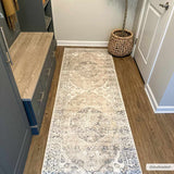 Rudo Beige Washable Runner Rug