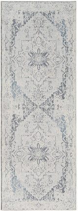 Ivory Hera Washable Runner Rug