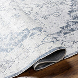 Ivory Hera Washable Runner Rug
