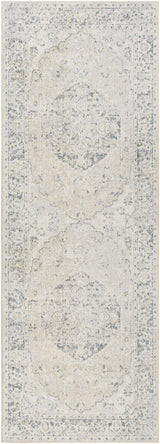 Rudo Cream Washable Runner Rug