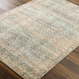 Marlene Damask Beige & Green Runner Rug - Surya x Becki Owens