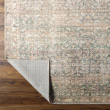 Marlene Damask Beige & Green Runner Rug - Surya x Becki Owens