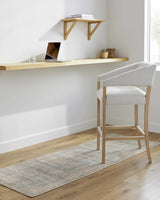 Marlene Damask Beige & Green Runner Rug - Surya x Becki Owens