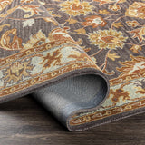 Cherryfield Hand Tufted Brown & Blue 1004 Runner Rug