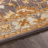 Cherryfield Hand Tufted Brown & Blue 1004 Runner Rug