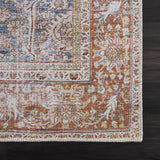 Rust Mair Traditional Washable Runner Rug - Clearance
