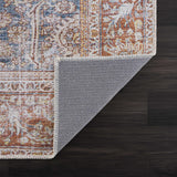 Rust Mair Traditional Washable Runner Rug - Clearance
