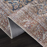 Rust Mair Traditional Washable Runner Rug - Clearance