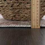 Rust Mair Traditional Washable Runner Rug - Clearance