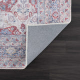 Rust Goma Vintage Washable Runner Rug - Clearance
