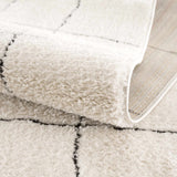 Keanu Black & White Runner Rug - Clearance