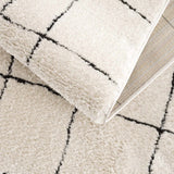Keanu Black & White Runner Rug - Clearance
