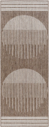 Aviya Brown Runner Rug