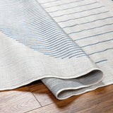 Aviya Blue & Gray Runner Rug