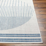Aviya Blue & Gray Runner Rug