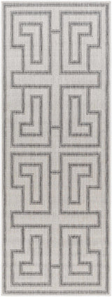 Taro Light Gray Runner Rug
