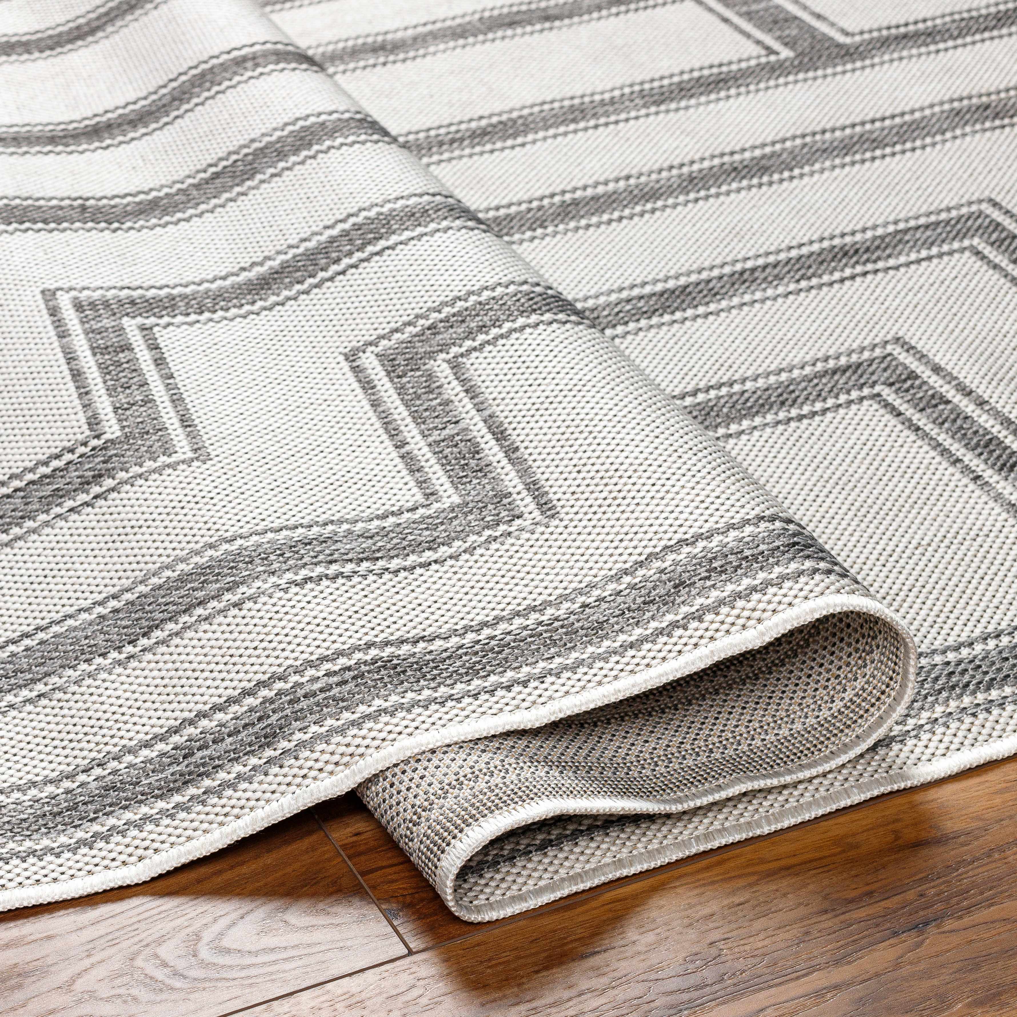 Taro Light Gray Runner Rug