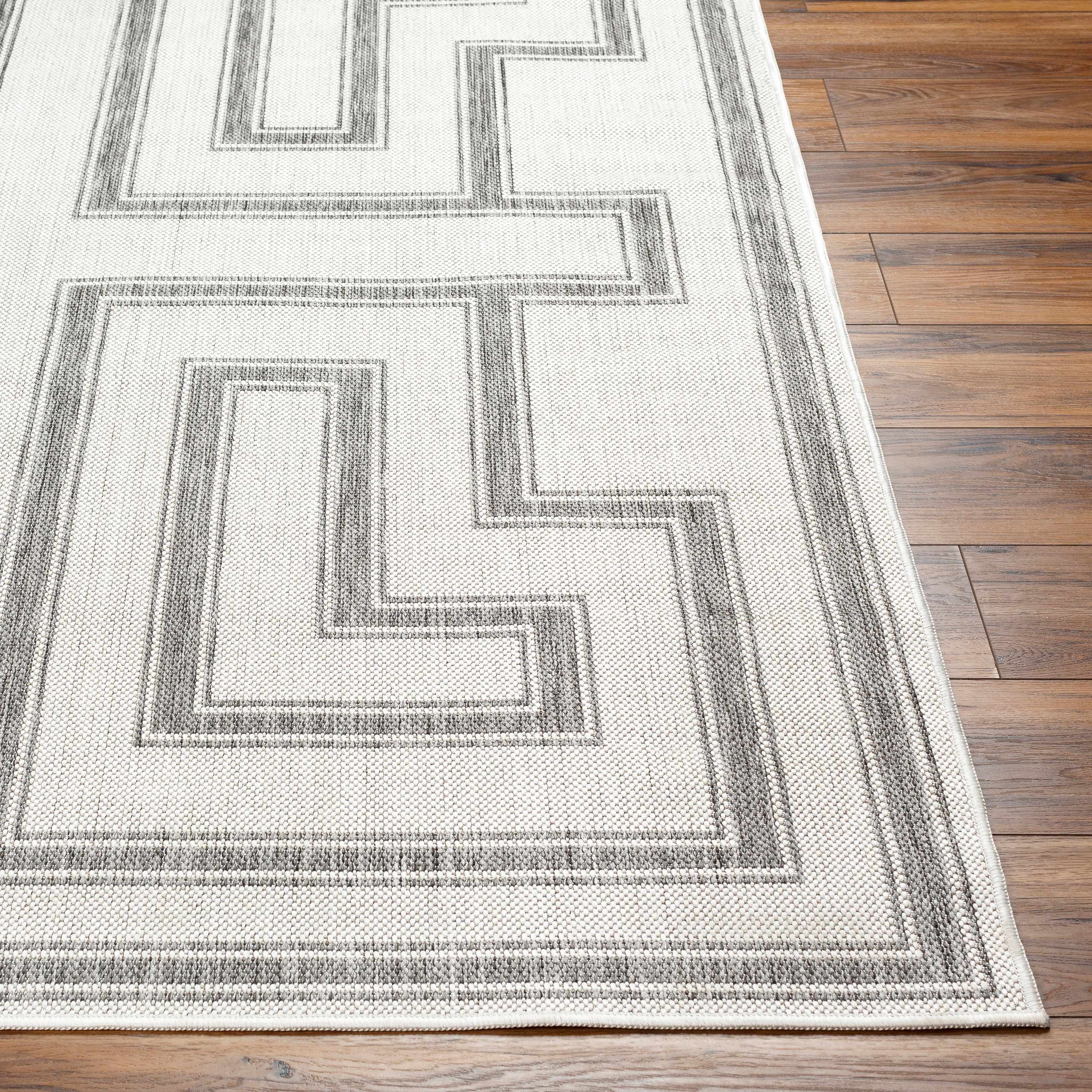 Taro Light Gray Runner Rug