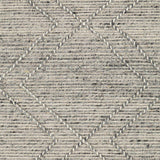 Gray Malilipot Wool Blend Braided Tassel Runner Rug