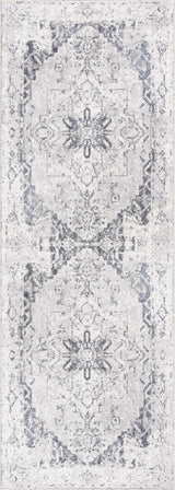 Ivory Hera Washable Runner Rug
