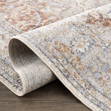 Emke Cream Washable Runner Rug