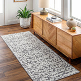 Beren Gray Washable Runner Rug