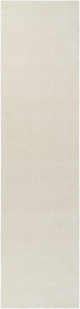 Brockton Solid Wool Light Beige Runner Rug