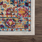 Istanbullu Blue & Orange Runner Rug