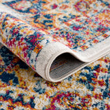 Istanbullu Blue & Orange Runner Rug