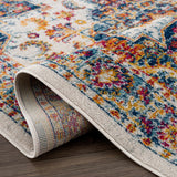 Istanbullu Blue & Orange Runner Rug