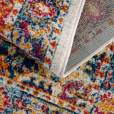 Istanbullu Blue & Orange Runner Rug