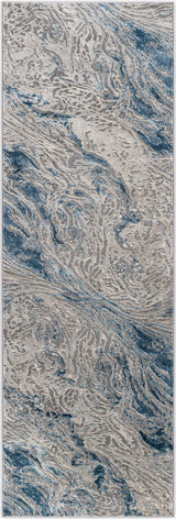 Lambton Blue Marble Rug