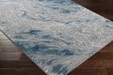 Lambton Blue Marble Rug