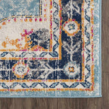 Tigried Turquoise 2308 Runner Rug