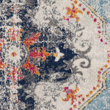 Tigried Turquoise 2308 Runner Rug