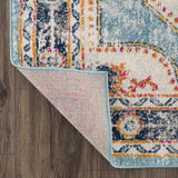 Tigried Turquoise 2308 Runner Rug