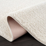 Judy White Washable Runner Rug