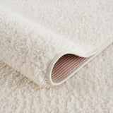 Judy White Washable Runner Rug
