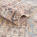 Beck Peach Washable Runner Rug