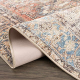 Beck Peach Washable Runner Rug