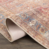 Anshu Peach Washable Runner Rug - Clearance